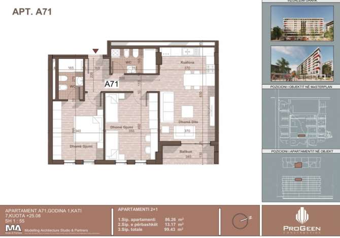 Casa in vendita 2+1 a Tirana - 64,000 Euro