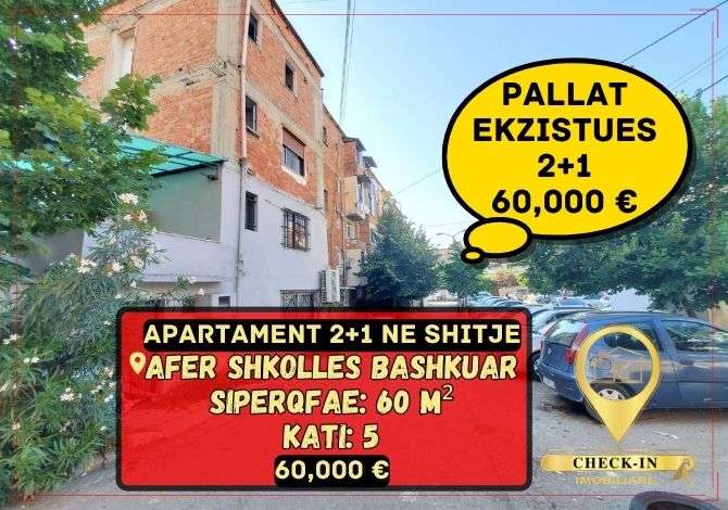 Casa in vendita 2+1 a Tirana - 60,000 Euro