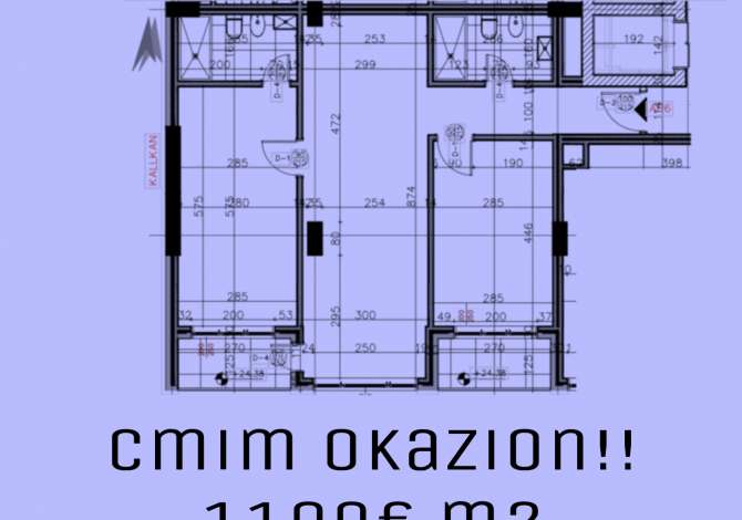 House for Sale 2+1 in Tirana - 116,000 Euro