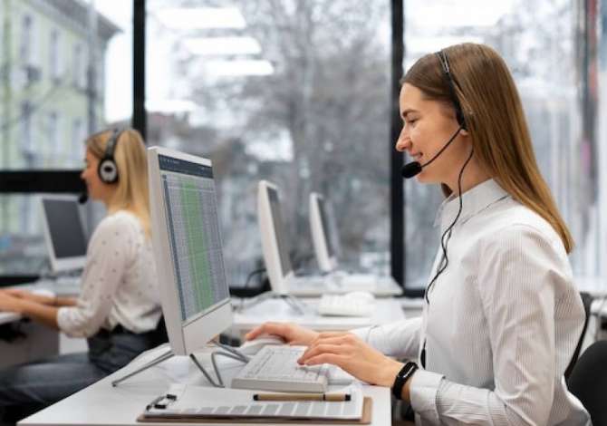 Oferta Pune Operatore telefonik per gjuhet Gjermane, Italiane, Greke, Angleze, Spanjolle Fillestar/Pak eksperience ne Tirane