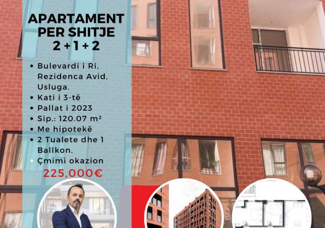 Casa in vendita 2+1 a Tirana - 225,000 Euro