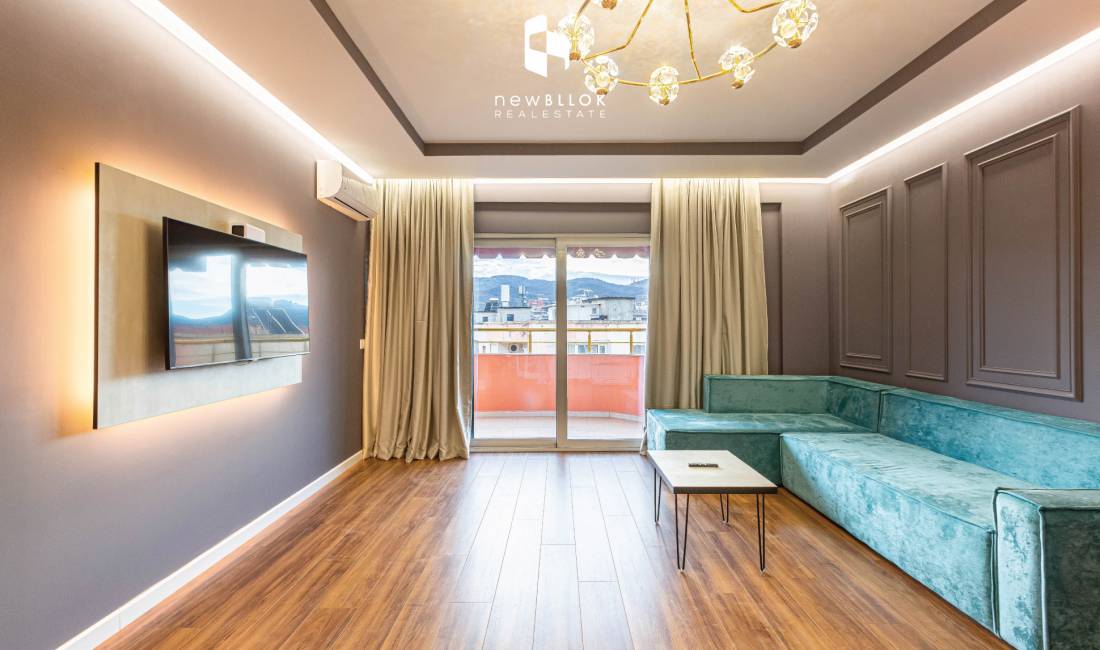 🌇 Luxury Penthouse: 2+1+2wc ( Komuna e Parisit - Kompleksi Dinamo ) me Hidromasazh/Pishine - 100% i Ri & Kompletuar (~Mbi 40,000Euro investime) 