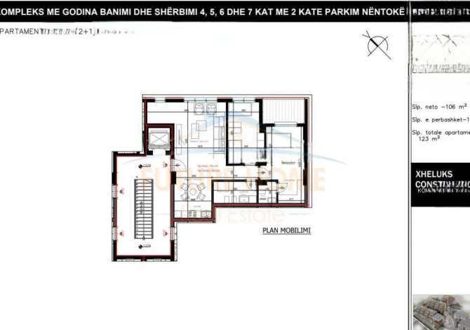 House for Sale 2+1 in Tirana - 172,200 Euro